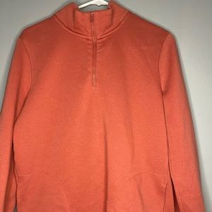 Red/Pink Sweatshirt 1/4 zip down from Old Navy